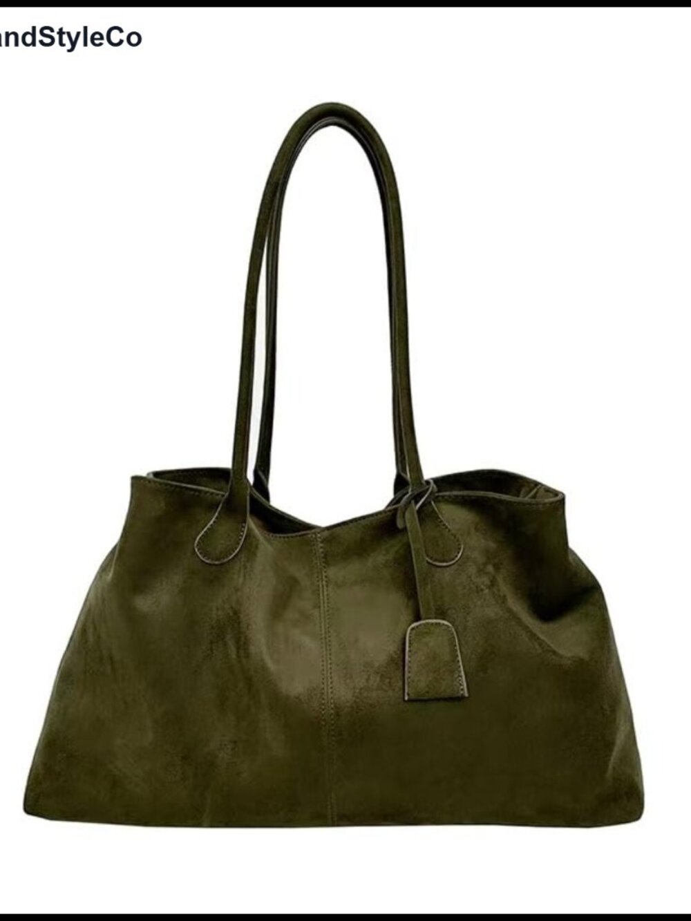 Faux Suede Tote Bag for Women Large Hobo Handbag Magnetic Snap Travel Work